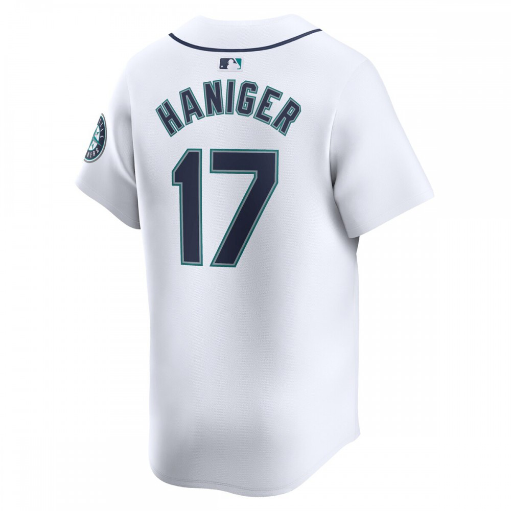Mitch Haniger Seattle Mariners Home Limited Player Jersey - White-Pro Kit Vault | Brand New 26/27 Sports Jerseys